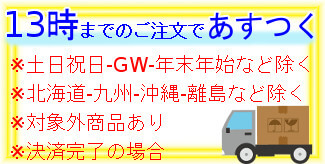 13時までのご注文であすつく