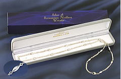 シルバー&ゲルマニウム16駒ネックレス(65cm)